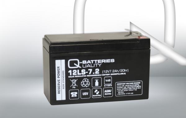 Q-Batterie Q12LS7,2 Blei-Akku VDS